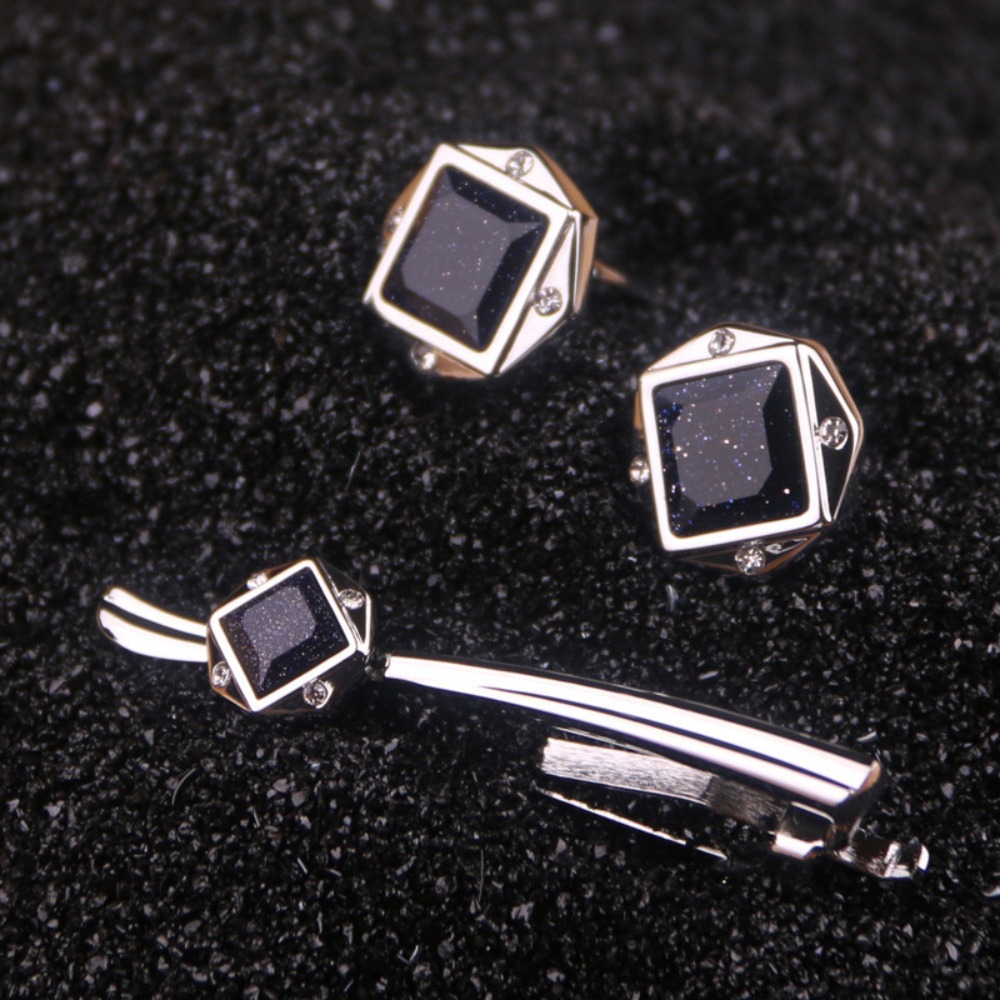 A Set Men's Tie Clip Groom Tux - đánh giá và giá Tie Bar Set Gift