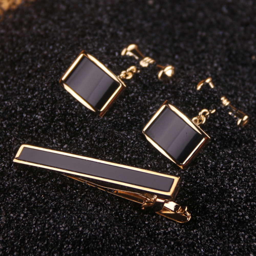 A Set Men's Tie Clip Groom Tux - đánh giá và giá Tie Bar Set Gift
