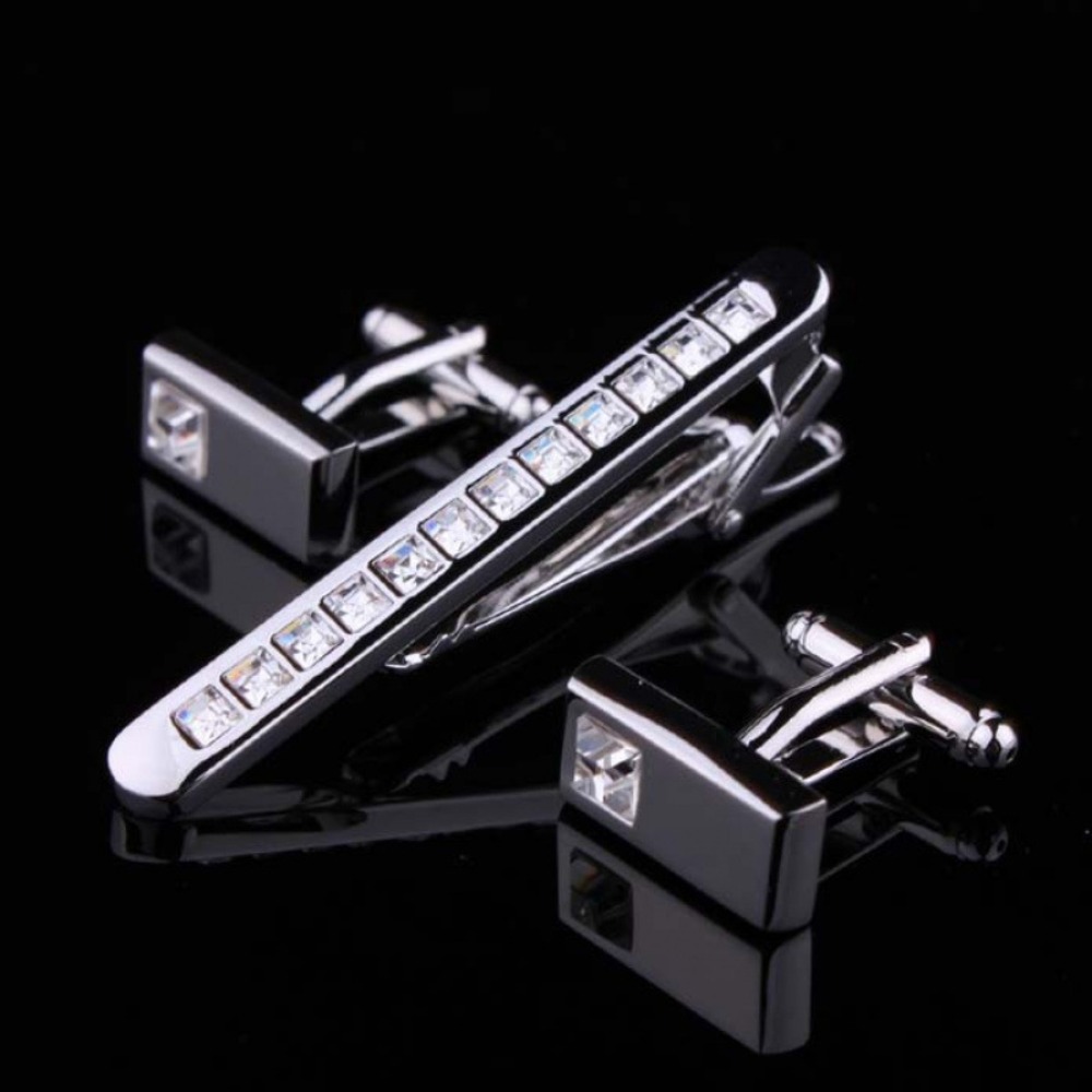 A Set Men's Tie Clip Groom Tux - đánh giá và giá Tie Bar Set Gift