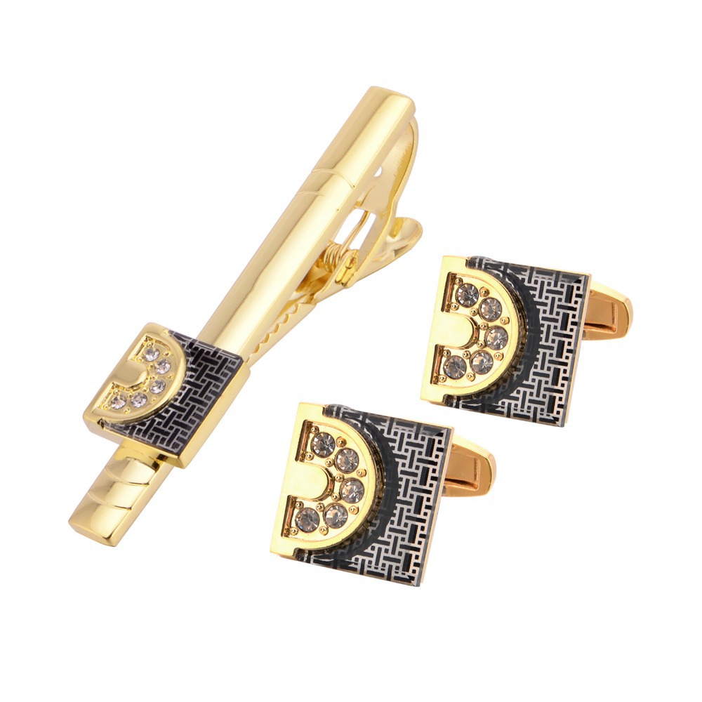Gold Tone Cufflinks Tie Bar Se - đánh giá và giá Tie Bar Set Gift
