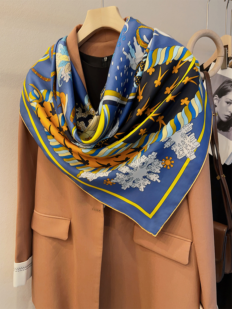 135CM 135CM Mulberry Silk Larg - đánh giá và giá Scarf Silk Square
