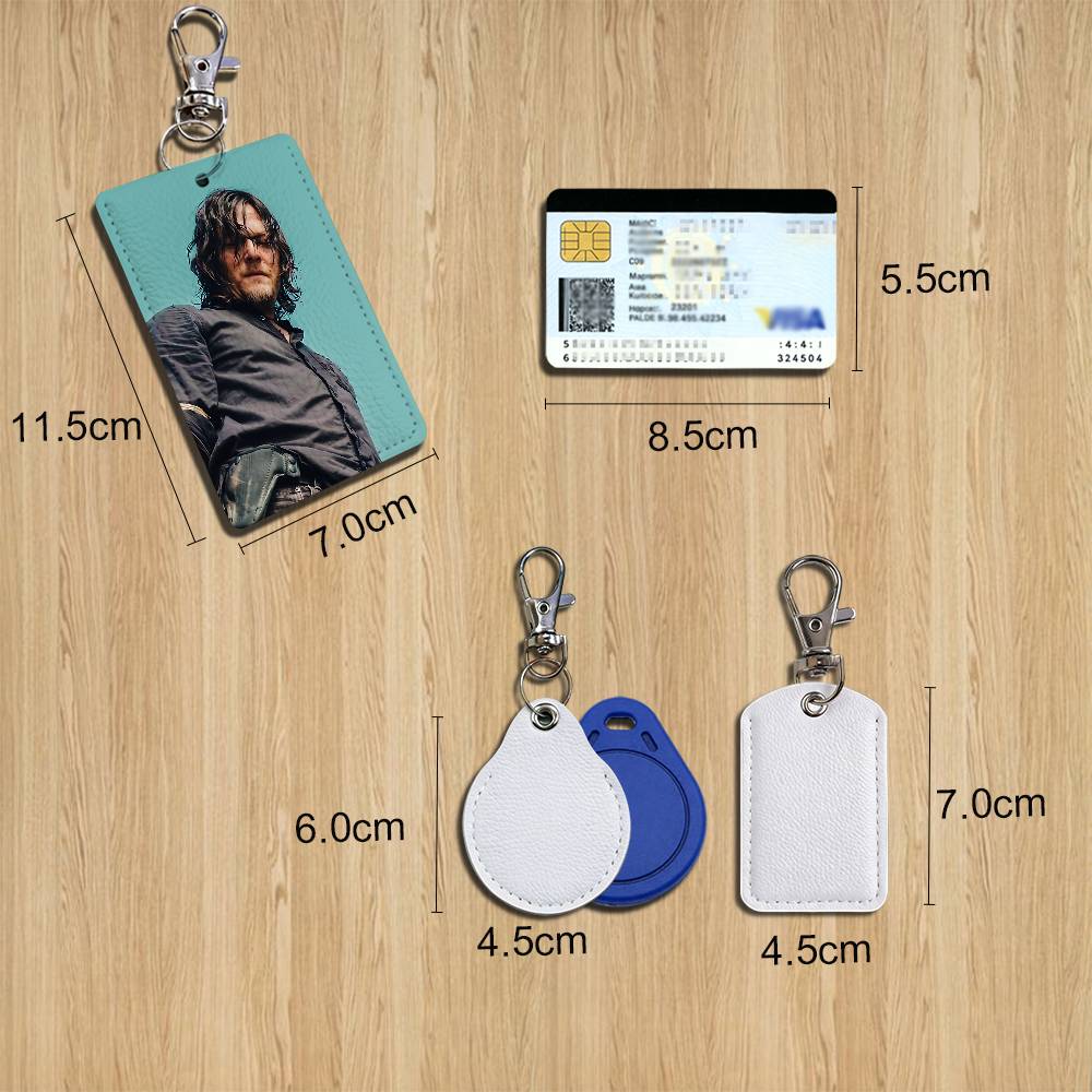 Negan Maggie Walking Dead Leat - đánh giá và giá Lanyard Badge Holder