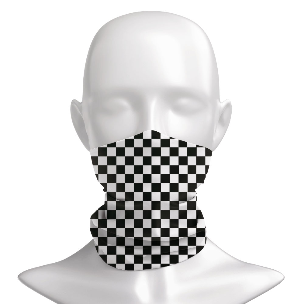 Checkered Ska Printed Headband - đánh giá và giá Neck Warmer Tube